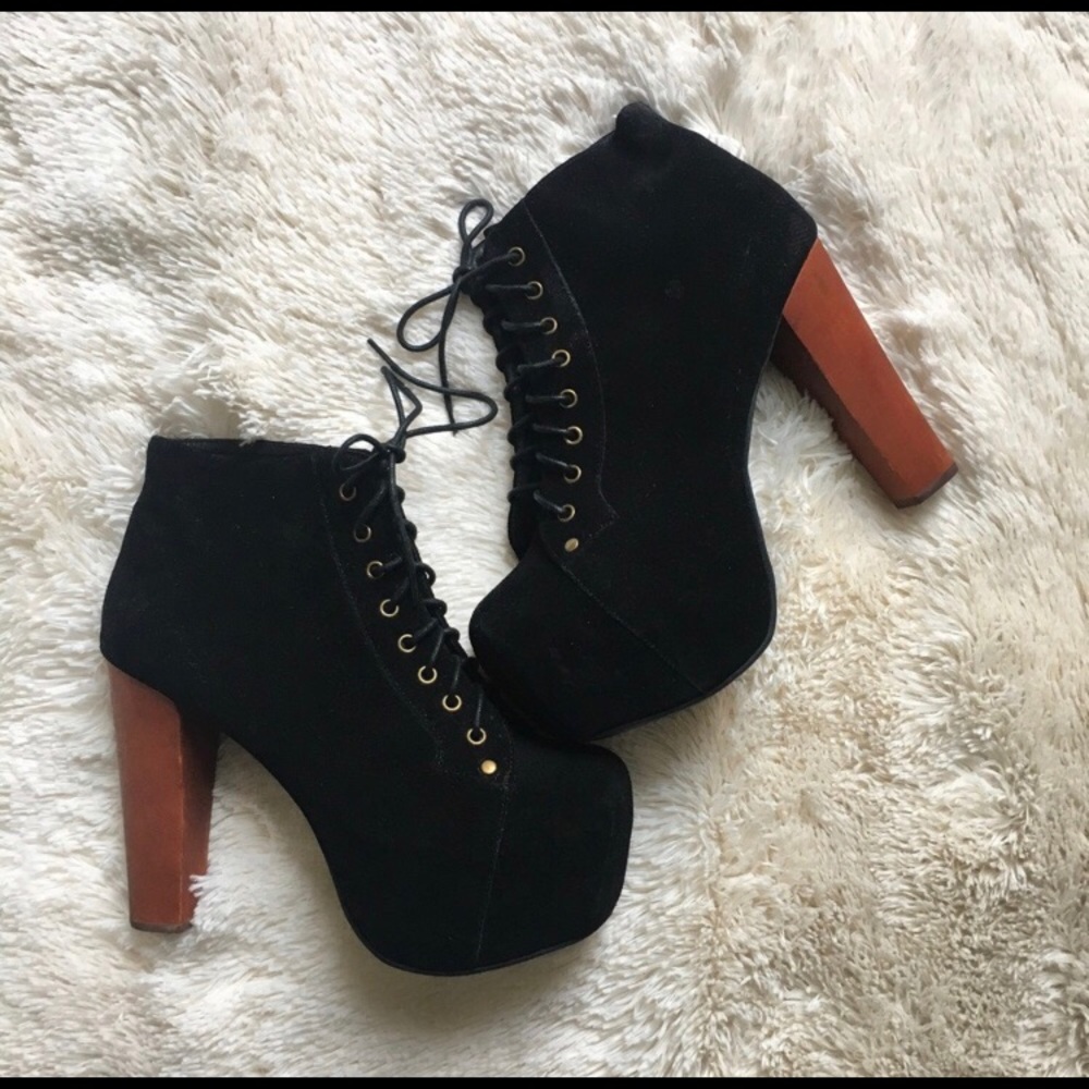 Jeffrey Campbell Suede Lita Booties
